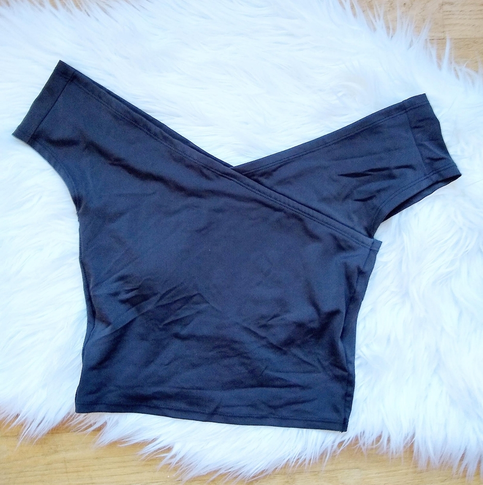 Off the shoulder swim top